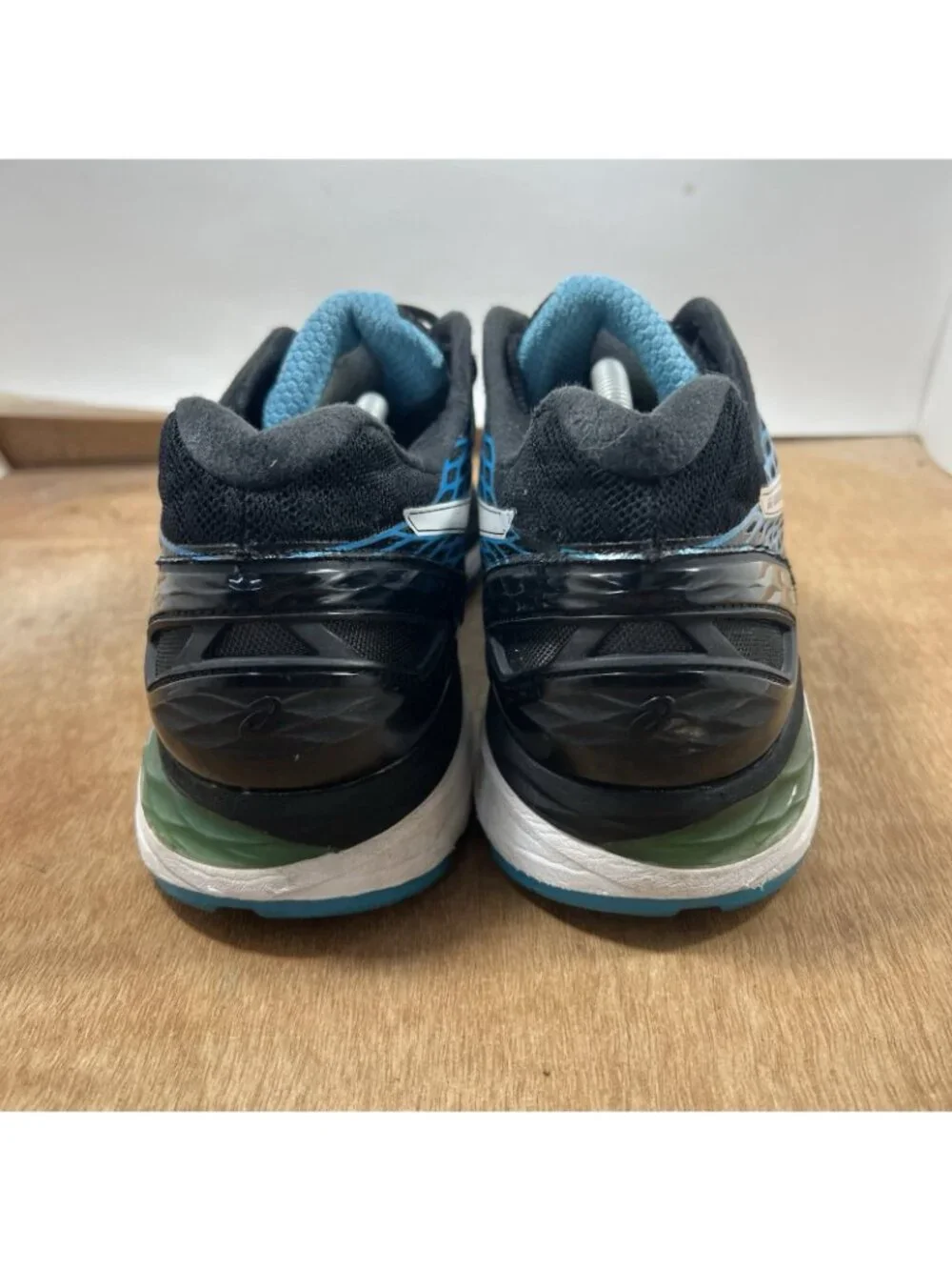 Asics Gel Nimbus 18 Men Size 11.5 T600N Black Running Shoes Sneakers